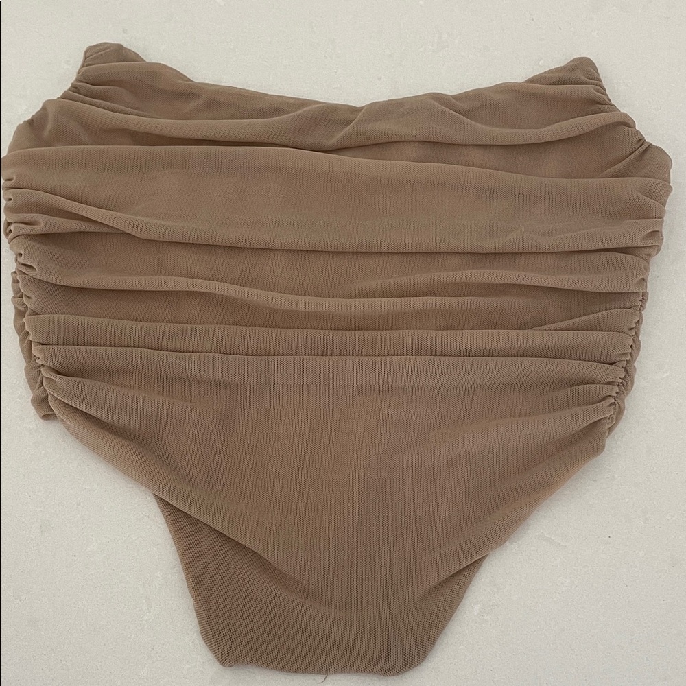 Tic Tic La Elegant Tan Ruched corset